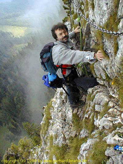 Foto 7: Ettaler Manndl, en la roca