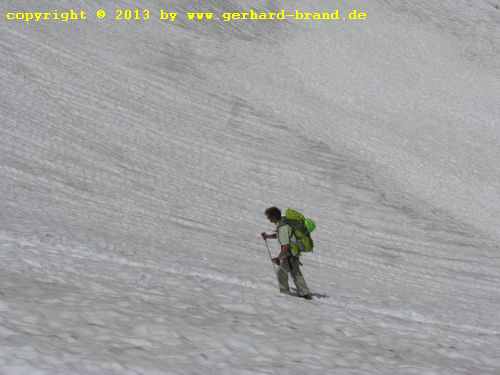 Foto 14: Caminos de nieve hacia el Zugspitze