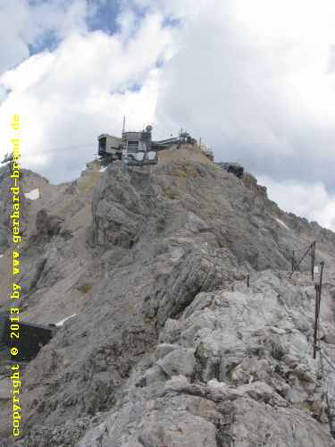 Foto 22: Der Weg zur Zugspitze - Der Bergrücken