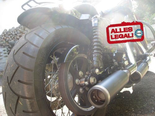 Bild 10: Harley Davidson, die Auspuffanlage