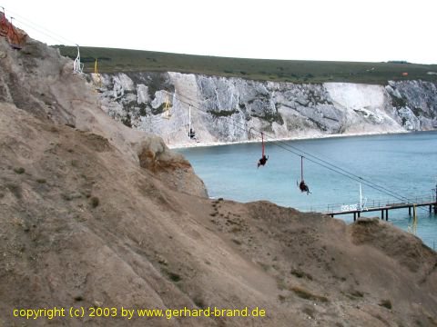 Foto 5: Isle of Wight, Alum Bay, telesilla