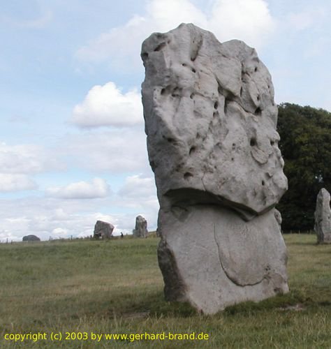 Foto 1: Der Steinkreis von Avebury / Stone Circle of Avebury
