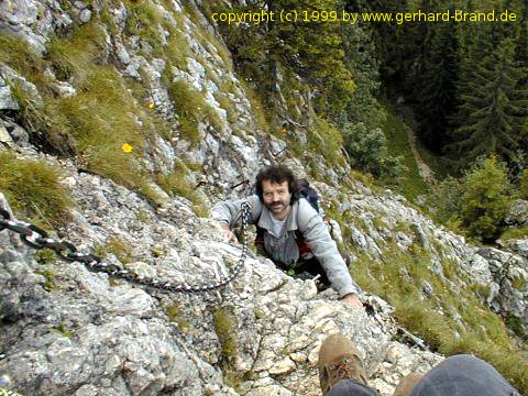 Foto 1: Ettaler Manndl, Klettersteig