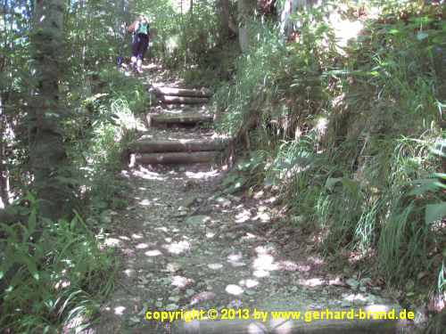 Foto 24: Der Weg zum Ettaler Manndl, Treppen