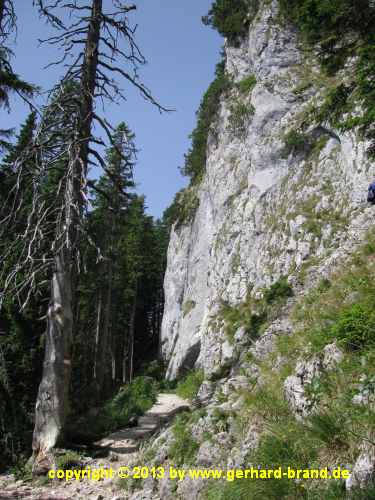 Foto 26: Ettaler Manndl,  la vía ferrata comienza