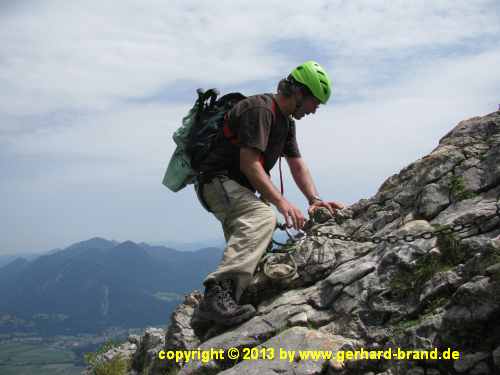 Foto 31: Ettaler Manndl, in der Felswand