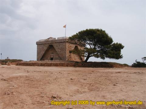 Bild 2: Burg in der Punta de Amer