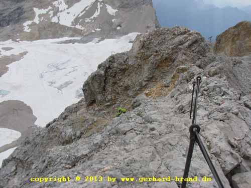 Picture 20: The way to the Zugspitze - The fixed rope route