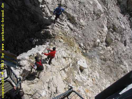 Picture 26: The way to the Zugspitze - The last stage / Jubiläumsgrat