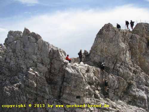 Picture 28: The way to the Zugspitze - The last stage / Jubiläumsgrat