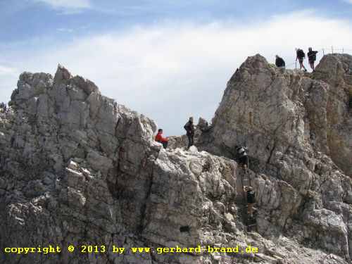 Foto 28: Der Weg zur Zugspitze - Letzte Etappe / Jubiläumsgrat