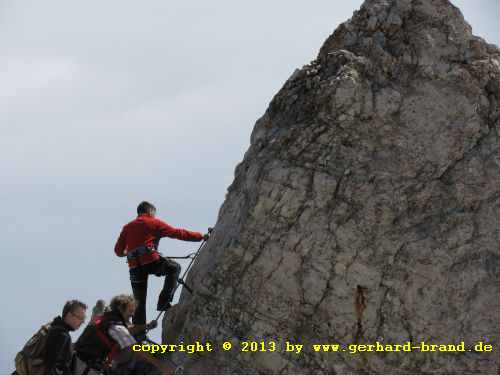 Foto 29: El camino hacia el Zugspitze -  La última etapa / Jubiläumsgrat